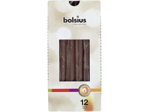 BOLSIUS Spitzkerze 24,5x2,4cm kastanienbraun