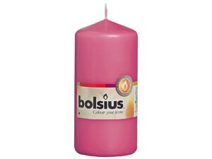 BOLSIUS Stumpenkerze 12x5,8cm fuchsia