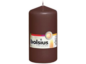 BOLSIUS Stumpenkerze 13x6,8cm braun
