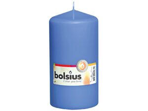 BOLSIUS Stumpenkerze 15x7,8cm blau