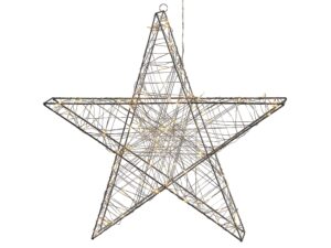 Stern Draht 120LED 58cm mit Timer