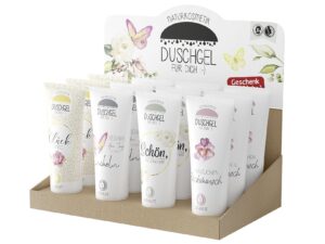 LA VIDA Duschgel 'lovely greetings' 12-teilig, 4 Motive á 3 Stück