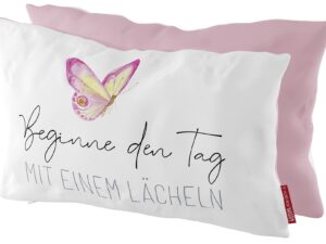 LA VIDA Kissen 'Beginne den Tag'