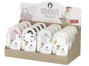 LA VIDA Küchenschürze 'Kitchen' 16-teilig, 4 Motive á 4 Stück