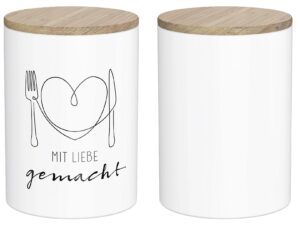 LA VIDA Vorratsdose 'Mit Liebe gemacht'