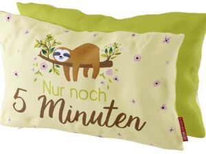 LA VIDA Kissen 'Nur noch 5 Minuten'