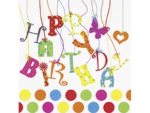 TI-FLAIR Lunch-Serviette 'Happy Birthday' 20er Pack