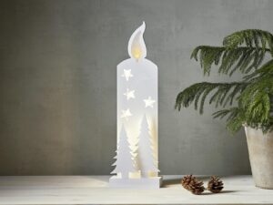 STAR TRADING LED Dekoration 'Kerze Grandy' 14 LED