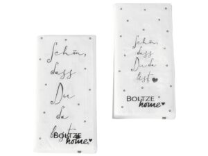 BOLTZE Bistro-Serviette 'Schön' 12er Pack 2fach sortiert