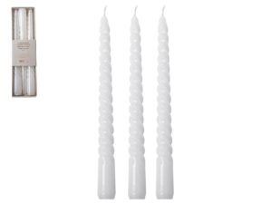 GUSTA Leuchterkerze 'Swirl' 3er Set