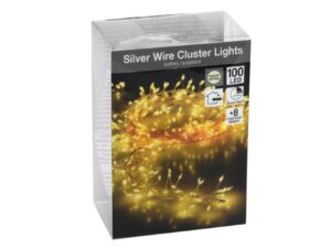 LED Lichterkette 'Cluster Draht' 100 LED