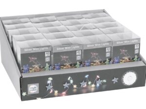 LED Lichterkette 'Sterne Draht' 40 LED