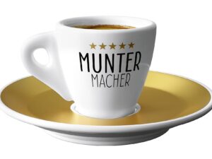 LA VIDA Espressotasse 'Muntermacher' Espressotasse | Untertasse