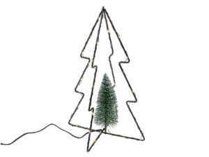 LED Metall Baum 3D mit Deko Baum 40 LED