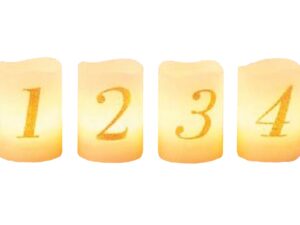 HI LED Kerzen Xmas inkl. 1x CR2032 Batterie