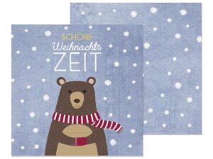 LA VIDA Lunchserviette 'Weihnachtsgrüße' 12er Display 4fach sortiert 20er Pack