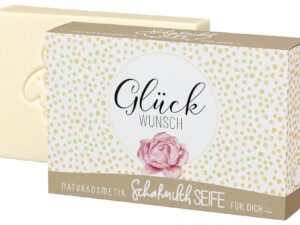 LA VIDA Schafmilchseife 'Lovely' 12er Display 12-teilig, 4 Motive á 3 Stück