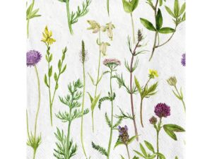 FASANA Lunch-Serviette 'Wild flowers' 20er Pack