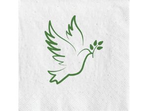 FASANA Lunch-Serviette 'Friedenstaube' 20er Pack