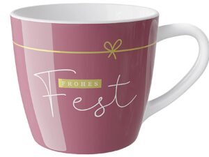 LA VIDA Maxibecher 'Cosy Xmas' 12er Display 4fach sortiert