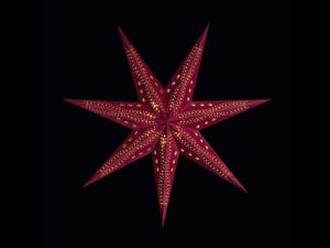 Papierstern 'Samt'