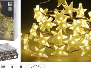 Lichterkette 'Sterne' 20 Micro-LED