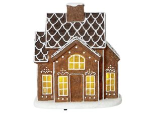 STAR TRADING LED-Weihnachtszene Lebkuchenhaus 'Gingerville' 2 LED