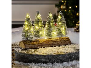 HI LED 4 Bäume im Baumstamm