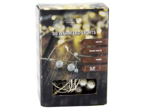 Lichterkette mit Perlen 30 LED