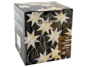 Lichterkette 'Papiersterne' 10 LED
