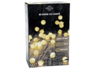 Clusterkette LED 80 Kugeln