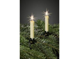 HELLUM Riffelkerzenkette 15-teilig