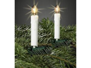 HELLUM Riffelkerzen-Kette 20-teilig