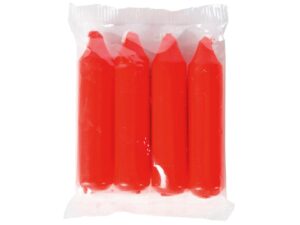 Adventskerze 10cm Ø2,2cm rot 4 Pack
