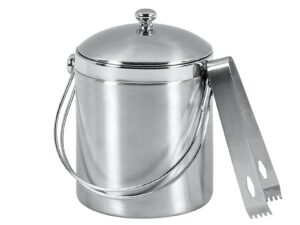 APS Eiseimer mit Zange Edelstahl 1 l 14cm