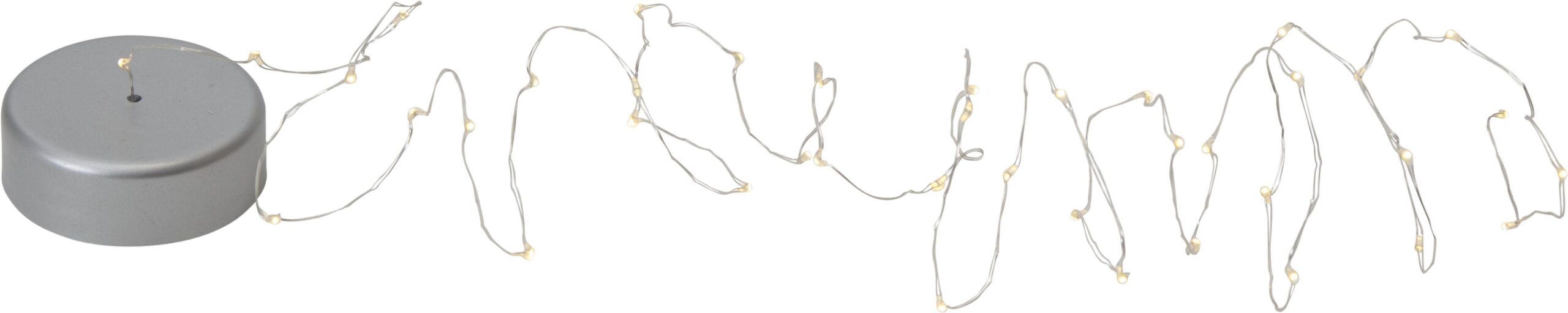 STAR TRADING Lichterkette 'String Dew Drops' 40 LEDs Puckbatteriehalter inkl. 2x AA Batterie