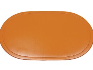 SALEEN Tischset oval Kunststoff 45,5x29cm orange