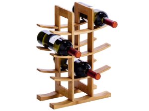 ZELLER PRESENT Weinregal 'Bamboo'