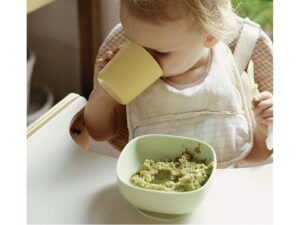 BEABA Geschirrset 4-teilig 1 Teller, 1 Schüssel, 1 Glas, 1 Löffel