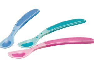 Nuby Wärmesensorlöffel soft, 3er Set, sortiert