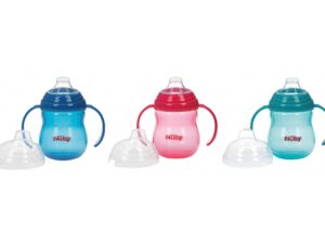 Nuby Trinklerntasse mit Click-It-Verschluß 3fach sortiert