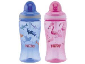 Nuby Trinkflasche 'Soft-Flip' 2fach sortiert
