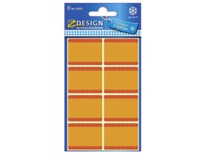 AVERY ZWECKFORM Tiefkühletik.36x28mm oran59370 5 Bogen