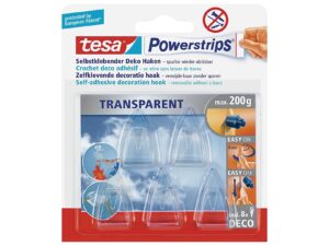 TESA Tesa Powerstrips Deco-Haken 5er Pack