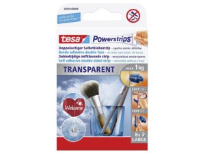 TESA Tesa Powerstrips large transp. 8er Pack