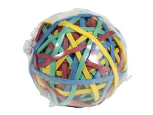Gummiringball 100g. mehrfarbig