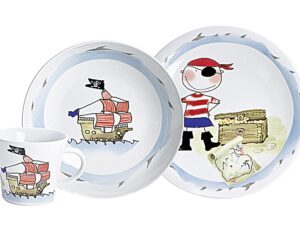 KAHLA Kinder-Geschirrset Schatzpirat Porzellan 3teilig