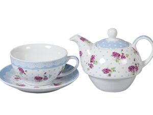 Teekannen-Set 'Rose' 3-teilig