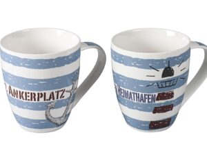 Kaffeebecher 'Heimathafen & Ankerplatz'