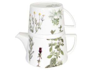 KÖNITZ Teeset 'Kräuter' Kanne | Deckel | Becher
